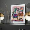 Pastoral Americana Matisse Gato Preguiçoso Pintura Decorativa Quarto de Luxo Mesa de Cabeceira Sala de Estar Sofá Pintura de Chão Pintura de Parede