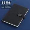 Caderno com fivela padrão janela, caderno para reuniões de trabalho, caderno para escritório comercial, atacado com logotipo personalizado, exportação transfronteiriça