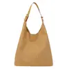 Bolsas de Tecido Transfronteiriças para Mulheres, Bolsas de Ombro de Grande Capacidade, Novas Bolsas de Ombro Retrô para o Dia a Dia, Bolsas de Mão de Nicho de Alta Qualidade