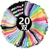 Calcetines Transfronterizos Personalizados para Primavera, Verano, Otoño e Invierno, Calcetines de Algodón de Color Sólido, Calcetines Bajos Tipo Barco para Parejas, Calcetines Cortos para Mujer, Calcetines de Zhuji