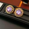 Pendientes de borla de aguja de plata vintage de mediana edad, pendientes de gota de temperamento retro exagerados de nicho de alta gama, venta al por mayor para mujeres
