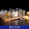 Tetera de Vidrio de Gran Capacidad para Agua Fría Juego de Vasos Gruesos para Agua Juego de Jarras de Vidrio para Cerveza Tetera Doméstica para Agua Fría