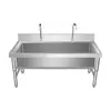 Fregadero Rectangular de Acero Inoxidable para Trapeador Piscina para Lavar Trapeadores Piscina para Trapeadores Fregadero Comercial Balcón Doméstico Escuela Fábrica Piscina de Agua