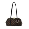Bolsa Feminina de Verão 2026 Vintage Leve Luxo Transfronteiriça Bolsa Bowling Bolsa de Mão Ombro Transversal Bolsa Mensageira Bolsa Tendência