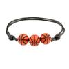 Amazon Explosiones Pulsera Deportiva Softbol Fútbol Béisbol Pulsera Personalidad Simple Versátil Cuerda de Mano con Cuentas de Pelota