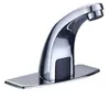 Grifo infrarrojo tipo sensor inteligente para proyectos de hospitales y centros comerciales, interruptor a prueba de salpicaduras de encimera de lavabo individual automático caliente y frío