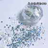 Pó de Glitter Degradê Novo Oceano Pó de Cristal Galáxia Explosivo Lantejoulas para Nail Art Estilo Japonês Celebridade da Internet Mais Vendido Pó de Cristal Atacado