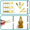 Pinza de Acero de un Solo Agujero Chapada en Oro Herramienta de Peinado Posicionador Pinza para el Cabello Accesorio para el Cabello para Mujeres con un Toque de Lujo Pinza Lateral para el Cabello