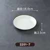 Prato de Melamina, Prato Redondo de Plástico Imitação de Porcelana, Prato de Arroz para Restaurante Comercial, Buffet, Fast Food, Prato Plano para Pratos Frios, Osso