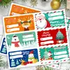 Pegatinas Navideñas Calientes Transfronterizas Pegatinas Decorativas de Bendición Festiva Pegatinas para Sellar Regalos Pegatina de Etiqueta Escrita a Mano