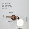 Lámpara de pared vintage para mesita de noche de dormitorio con brazo ajustable, lámpara de lectura plegable y retráctil estilo crema para estudio
