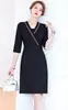 Salón de belleza para jardín de infantes cuello en V nuevo traje profesional ropa de mujer ventas de otoño departamento herramientas vestido hangtai ropa de trabajo