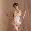 Lencería sexy estilo japonés traje de sirvienta juego de rol hogar cocina traje de sirvienta amorosa tentación