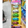 Supermercado Mismo Estilo Aleación Apertura de Puerta Modelo de Coche Set Juguete Autobús Escolar Transfronterizo Amazon Nuevo Producto Venta Caliente