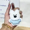 Boneca de Pelúcia Colecionável de 4 polegadas Pingente Brinquedo de Pelúcia Presente de Evento Chaveiro Pingente de Boneca Pelúcia Fofa