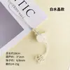 Runya Cristal Natural Piedra Bruta Colgante Anti-Pérdida para Teléfono Móvil Llavero Encanto Desmagnetizante Piedra Triturada Lanyard para Llavero Venta al por Mayor