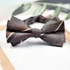 Gravata Borboleta Masculina Jacquard Camada Dupla Outono 2025 Nova Executivo de Negócios Noivo Casamento Vinho Tinto Traje Formal Pronto para Venda