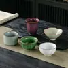 Juegos de Tazas de Té Culturales y Creativos Guochao de los Cinco Hornos Famosos, Juego de Regalo de Cerámica Completo, Caja de Regalo Estilo Chino, Regalo para Personas Mayores, Regalo Souvenir