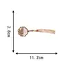 Broche de Madrepérola Natural, Borla de Leque de Osmanthus Feminino de Luxo, Broche Exquisito, Corsage Elegante Elegante, Acessórios para Casaco