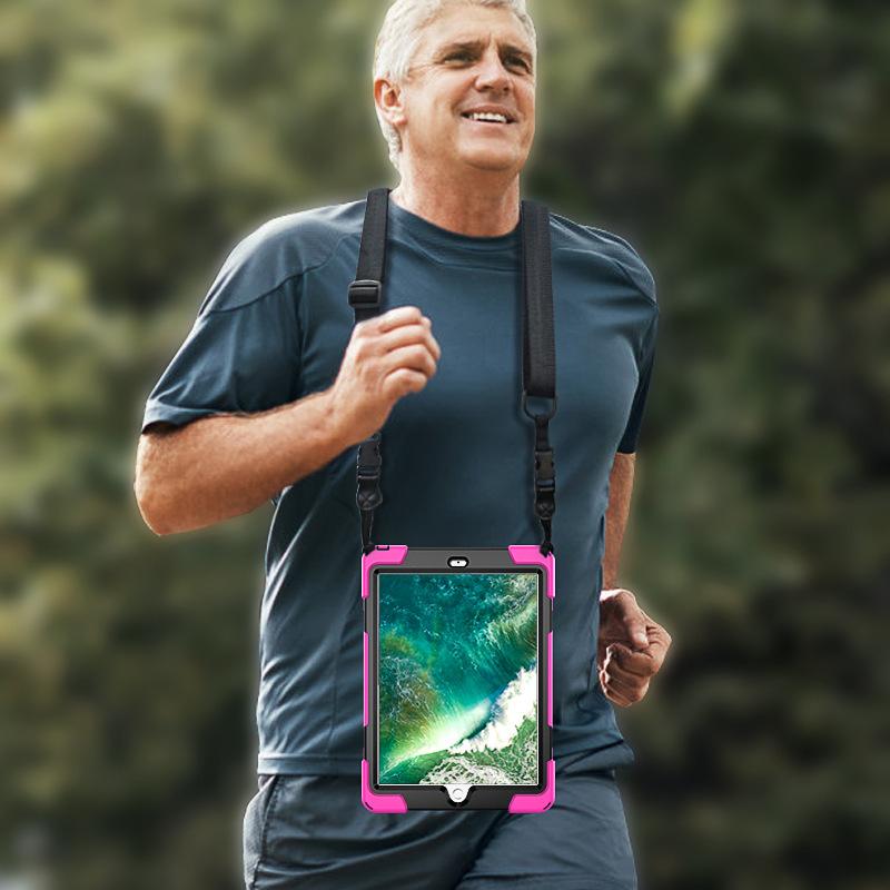 ipad 2017 带笔玫红色背带展示图 副本.jpg