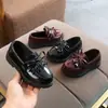 Zapatos de princesa para niños 2022 primavera y otoño transpirables clásicos para niñas actuación de baile pasarela moda zapatos modernos casuales zapatos pequeños de cuero