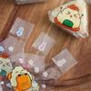 Saco de embalagem para bolinho de arroz triangular japonês de grau alimentício, saco de embalagem especial com molde de sushi de alga, pode ser aquecido no forno de micro-ondas