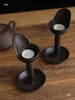 Candelabro Antiguo de Hierro Fundido Estilo Country Americano Lámpara de Queroseno, Lámpara Vintage Retro Nostálgica para Ceremonia del Té, Adorno de Decoración para Casa de Huéspedes