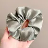 Goma de pelo de satén Dongdaemun coreana Goma de pelo de satén de tela francesa Accesorio para el cabello Alta elasticidad No daña el cabello