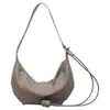 Bolso de Mano de Gran Capacidad con Lunares de Moda Coreana para Mujer, Bolso de Media Luna Portátil para Viajes Diarios, Bolso Tote de Hombro, Bolso Cruzado