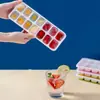 Forma de Gelo Quadrada com 14 Compartimentos e Fundo Macio Molde para Sorvete Caseiro DIY Molde de Gelo com Tampa Atacado