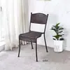 Cadeira com Encosto de Rattan Sala de Estar Varanda Casa Lazer Cadeira Individual Pequena Cadeira de Rattan Trançada à Mão Banquinho Baixo Cadeira de Jantar Rattan de Imitação