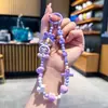Nueva Cadena Colgante para Teléfono Móvil Linda de Partículas Hello Kitty Lanyard de Teléfono Móvil Personalizado Hecho a Mano DIY con Cuentas Colgante de Bolso de Gama Alta