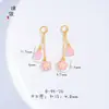 Mismo Estilo que el Pulsera con Borla de Flor de Durazno Caballo Mecedora Oro Arena de la Tienda de Oro Puzuo, Rosa, Femenino, Juguetón, Tejido a Mano para Mujer
