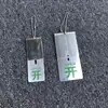 Válvulas Personalizadas con Etiquetas de Interruptor Giratorias, Señales de Estatus de Equipos de Acero Inoxidable Metálico para Centrales Eléctricas Personalizadas
