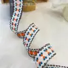 Cinta Jacquard Bordada Étnica de 2.1 cm para Borde de Oreja Accesorios para el Cabello Accesorios para Ropa de Actuación