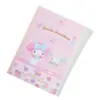 Joytop Sanrio Familia Serie Cinta Melody - Cuaderno A5 Inalámbrico Encuadernado con Pegamento para Estudiantes de Primaria