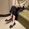 Novas Sapatilhas de Balé Chinesas Roupa Exterior Feminina Estilo Chanel Pequeno Sapatos Leves de Camada Única Sapatos Femininos Flat Estilo Francês Tarde da Noite Sapatos de Senhora da Vovó