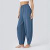 Ropa de mujer transfronteriza europea y americana 2025 Amazon TK nueva casual color sólido bolsillo cintura con cordón pantalones deportivos leggings mujer