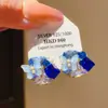 Brincos de Prata Banhados a Ouro 18K com Agulha Real, Pérola Artificial e Cluster Redondo de Borboleta e Flor, Brincos de Luxo Leve, Nicho, Exquisitos para Mulheres