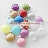 Bola de Natal plana de 8cn, processamento de pó personalizado, fabricantes personalizados, suprimentos para festas, bola de Natal transparente