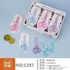 Tijeras de oficina al por mayor en stock, tijeras para cortar papel DIY para estudiantes, tijeras de acero inoxidable para cocina doméstica, tijeras para manualidades infantiles