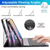 Funda Protectora Adecuada para Samsung S6Lite Tablet Teclado Bluetooth Magnético Retroiluminado S789 Ranura para Lápiz 10Fe Funda de Cuero