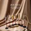 Conjunto de Taças de Champanhe Vermelhas e Pretas em Estilo Europeu Criativo Copo de Cristal Taça de Vinho Tinto Cálice Par de Taças de Coquetel de Bar