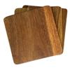 Madera de Acacia Antideslizante Moderno Sencillo Resistente al Calor Madera Maciza Posavasos Resistente al Calor Aislante Manteles Individuales Venta al por Mayor