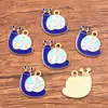 Múltiples Dijes de Aleación para Manualidades Chapado en Oro KC Animales Esmaltados Caballo Hormiga Oruga Insecto Caracol Colgantes Accesorios