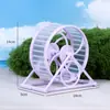 Rueda de Hámster Personalizada para Correr, Silenciosa, No se Atasca, Correa para Patas, Rueda de Correr con Soporte, Bola de Correr Cerrada, Cinta de Correr, Suministros de Rueda Deportiva, Juguetes