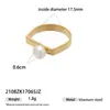 Anillo de Perla Real de Agua Dulce Natural para Mujer, Lujo Ligero, Gama Alta, Diseño Original de Nicho, Joyería Retro Francesa para el Trabajo para Mujer