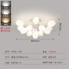 Lámpara de techo para sala de estar Magnolia lámpara principal 2022 nuevo popular estilo crema Tulipán dormitorio comedor candelabro