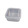 Caja de almacenamiento de alimentos de acero inoxidable 304 con tapa de silicona, caja pequeña, caja para arroz integral, caja para snacks, caja para salsas, caja de almacenamiento, transfronterizo