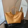 Bolso cruzado de tejido casual estilo coreano para mujer, nuevo de moda de verano 2026, versátil, de gran capacidad, bandolera, bolso tote